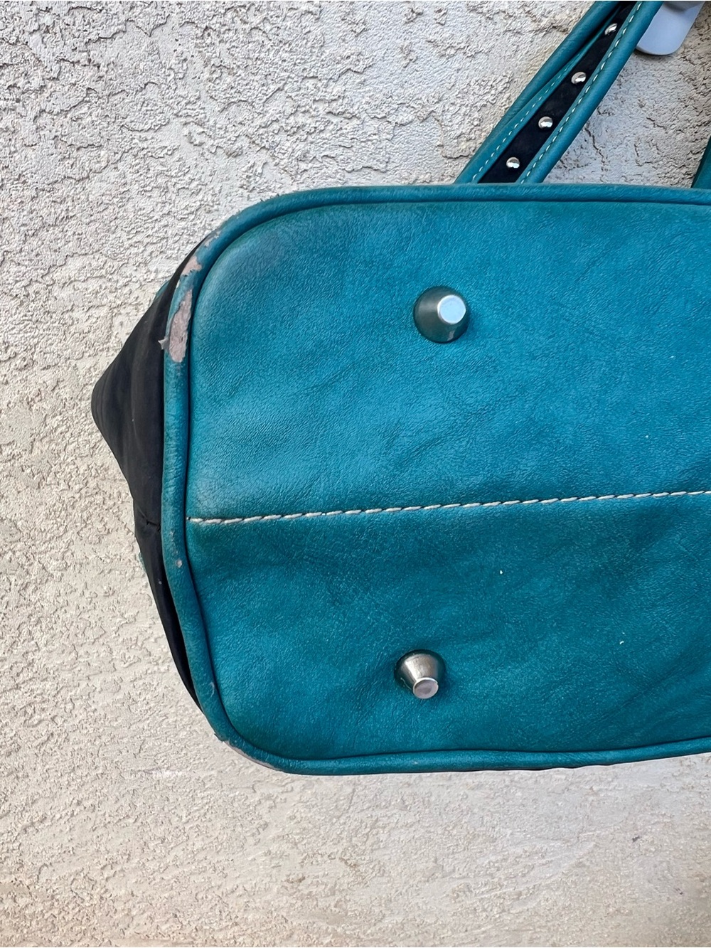 Montana West Turquoise & Black Western Embroidered Shoulder Bag Conceal Carry - Picture 4 of 11